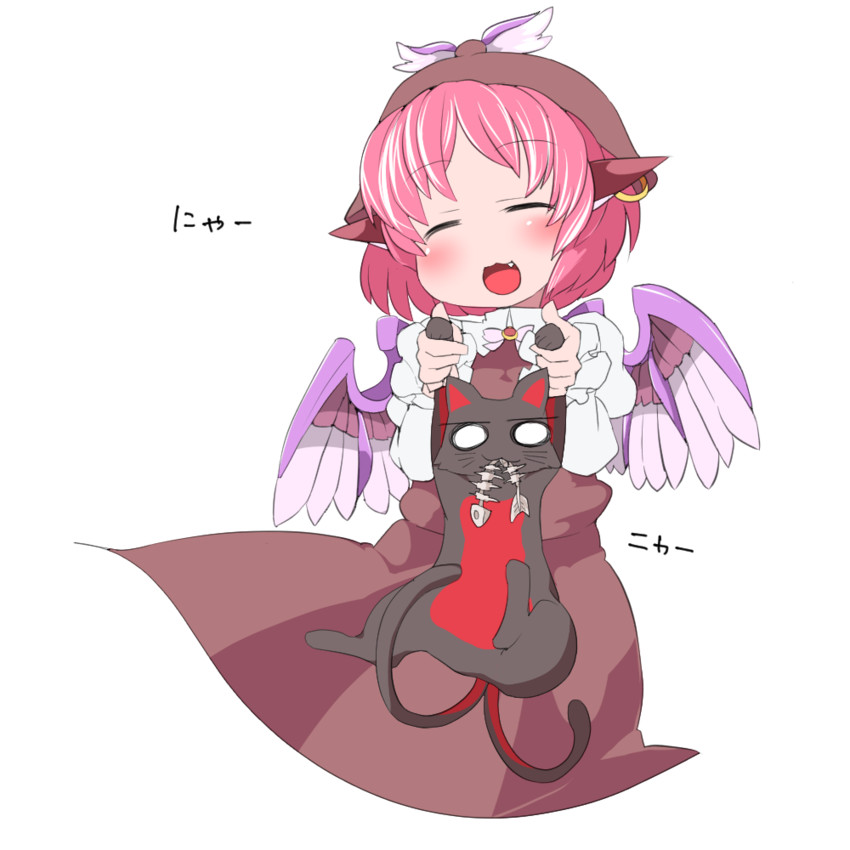 kaenbyou rin and mystia lorelei (touhou) drawn by ini_(inunabe00)
