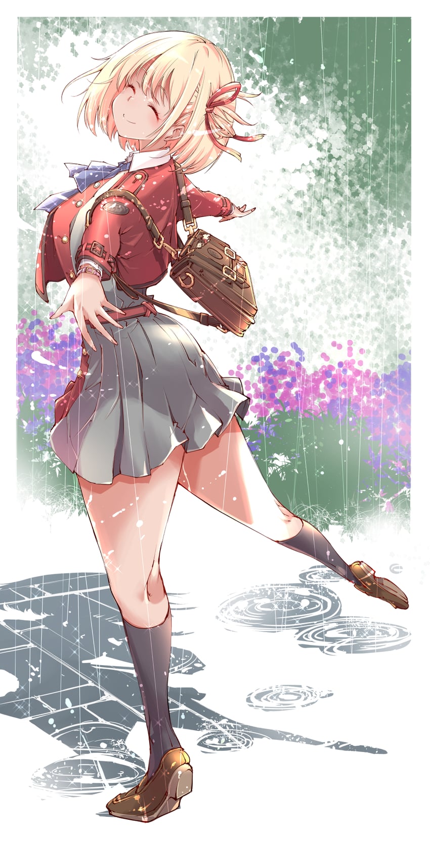 nishikigi chisato (lycoris recoil) drawn by yazawa_mana