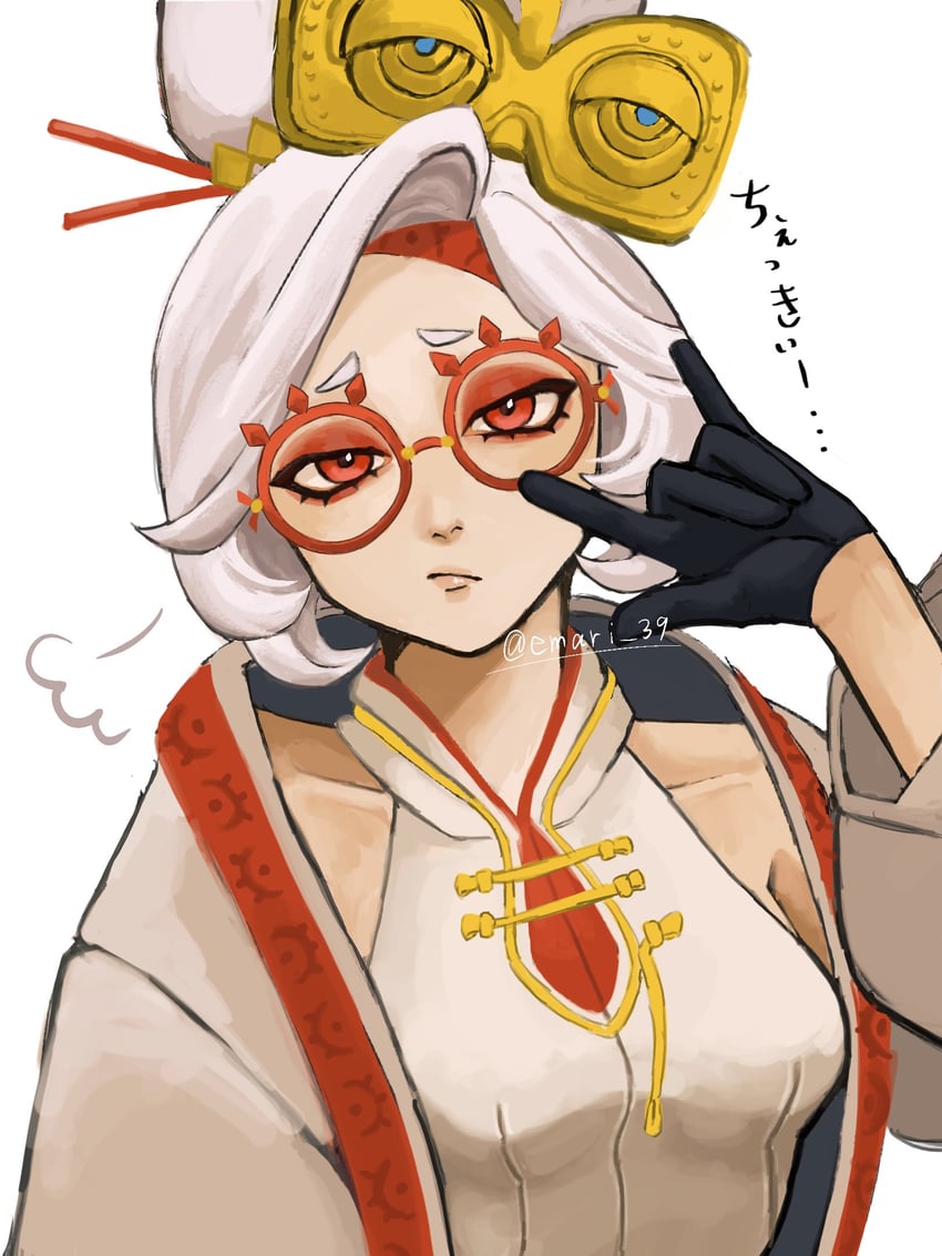 purah (the legend of zelda and 1 more) drawn by emari_39