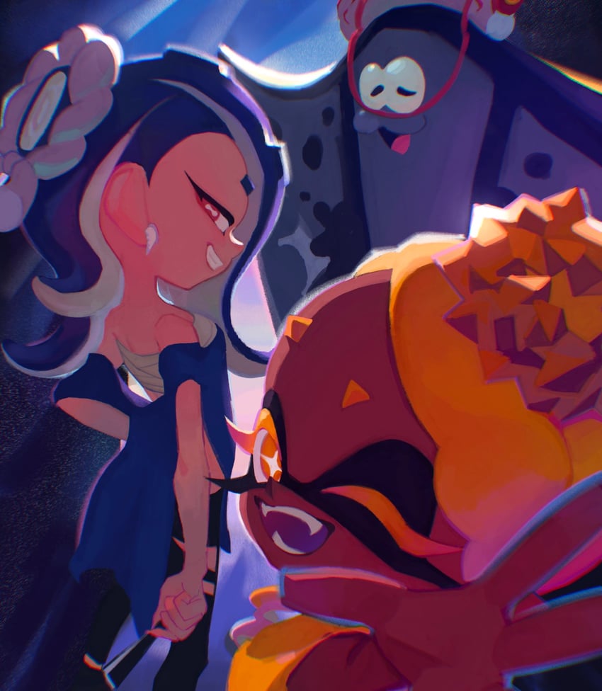shiver, frye, and big man (splatoon and 1 more) drawn by ka1_(k4k37)