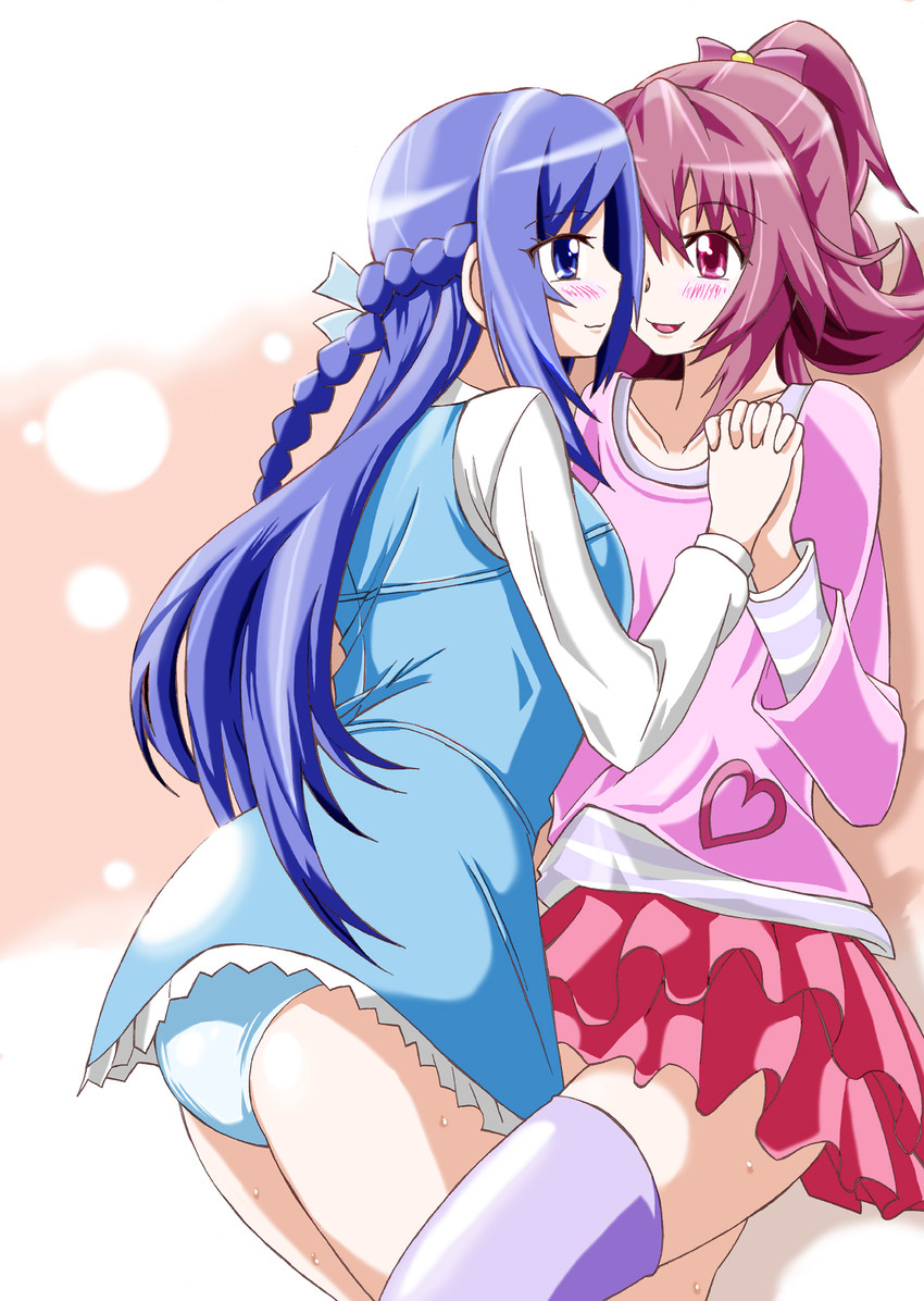 hishikawa rikka and aida mana (precure and 1 more) drawn by shiroyasai