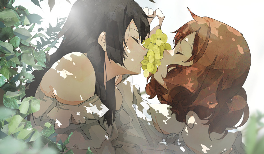 oumae kumiko and kousaka reina (hibike! euphonium) drawn by kataru_(ubw-emiya)