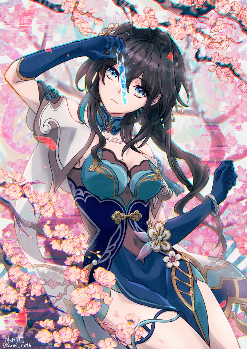 ruan mei (honkai and 1 more) drawn by sumi_noth