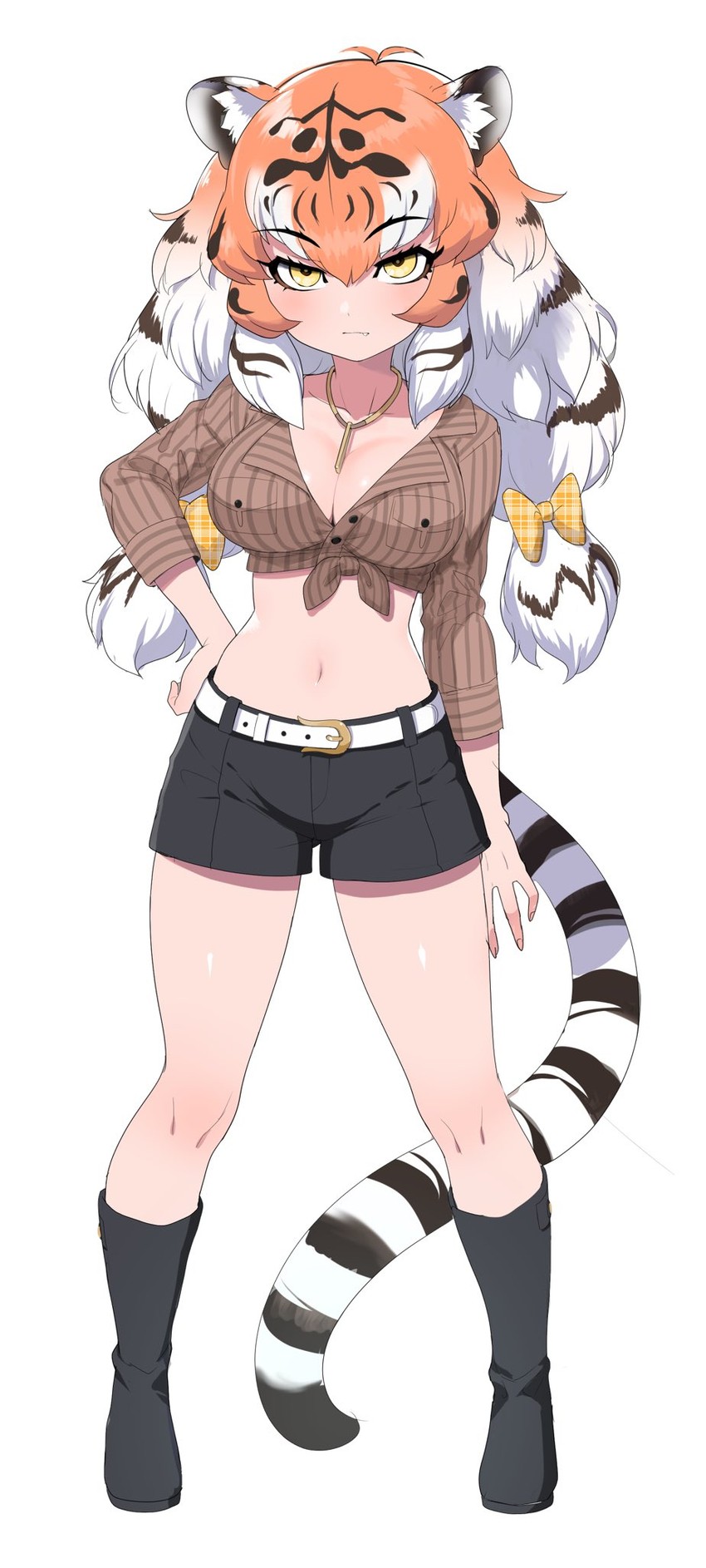 siberian tiger (kemono friends and 1 more) drawn by ransusan