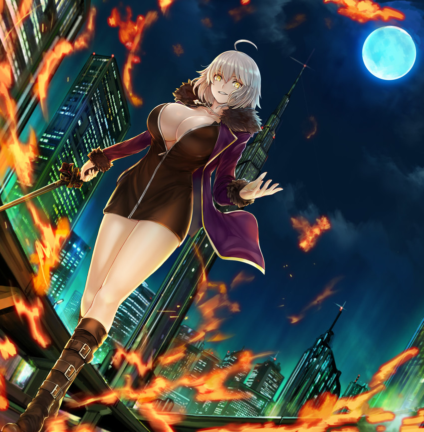 jeanne d'arc alter (fate and 1 more) drawn by mhg_(hellma)