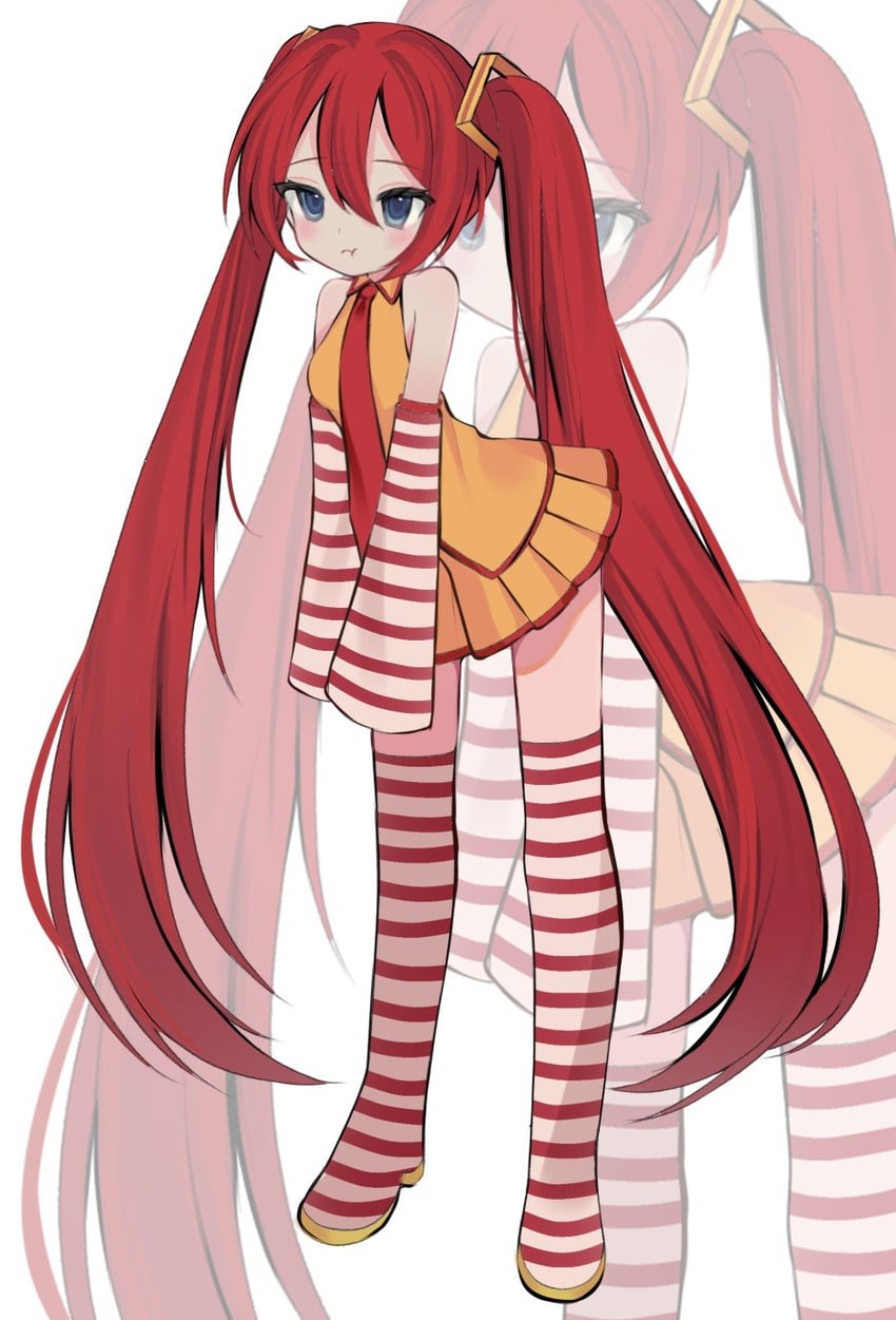 hatsune miku (vocaloid and 1 more) drawn by ameru_(iamnotagremlin)