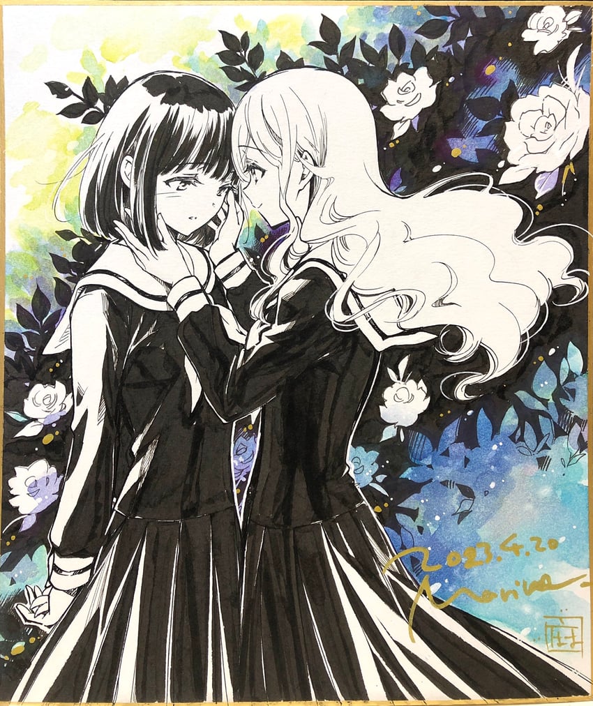 toudou shimako and nijou noriko (maria-sama ga miteru) drawn by marine_(confeitokobo)