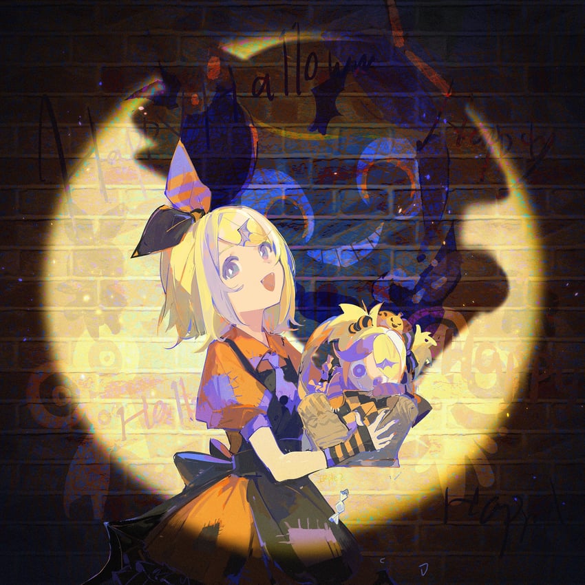 kagamine rin (vocaloid and 1 more) drawn by irple