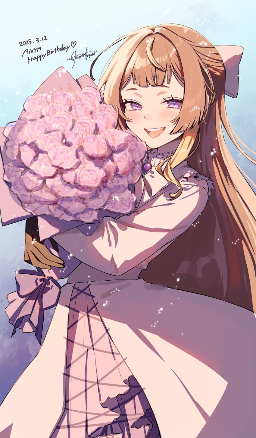 anya melfissa (hololive and 1 more) drawn by mizuse_hazuki7