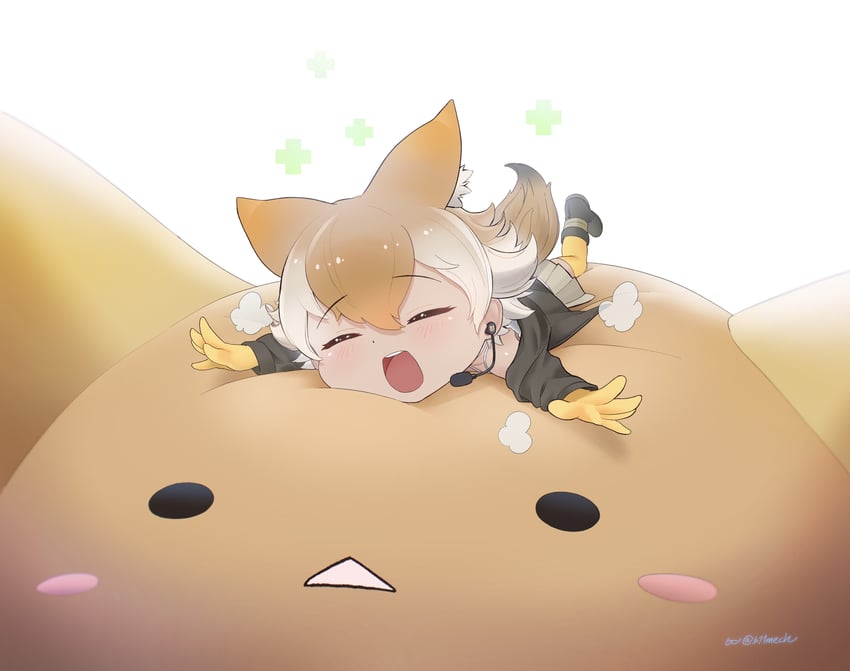 coyote and coyopotato (kemono friends and 1 more) drawn by beleven