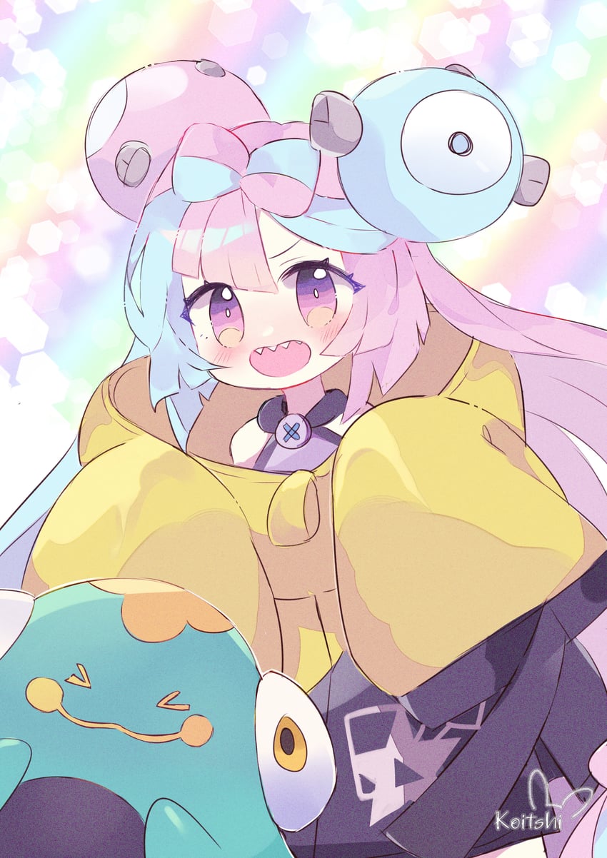 iono, magnemite, and bellibolt (pokemon and 1 more) drawn by koitshi