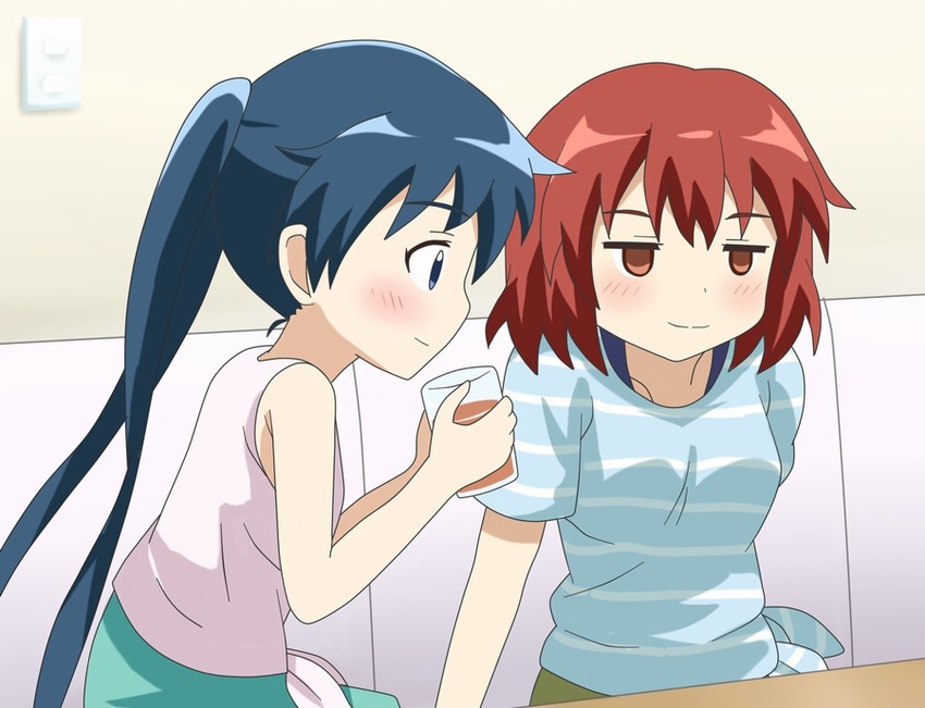 komichi aya and inokuma youko (kin-iro mosaic) drawn by shippo_(shishizaru)