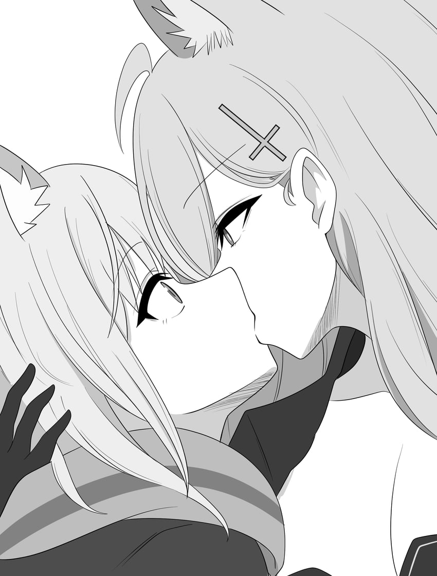 shiroko and shiroko terror (blue archive) drawn by su_gyoza