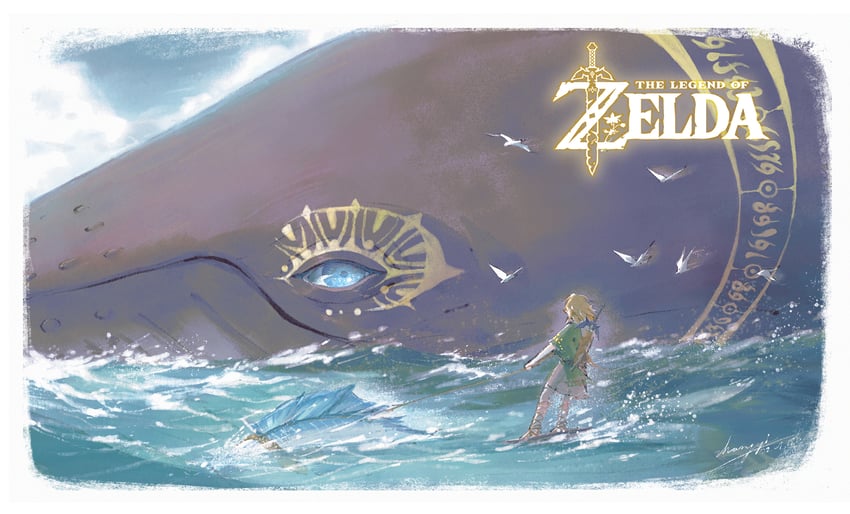 link (the legend of zelda and 2 more) drawn by kchang57