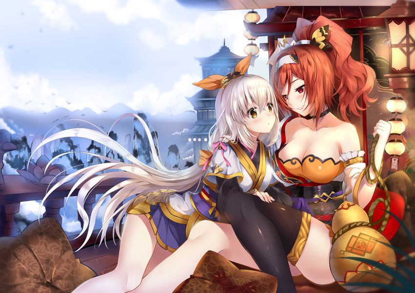 su shi and du fu (sangai senki) drawn by usagihime