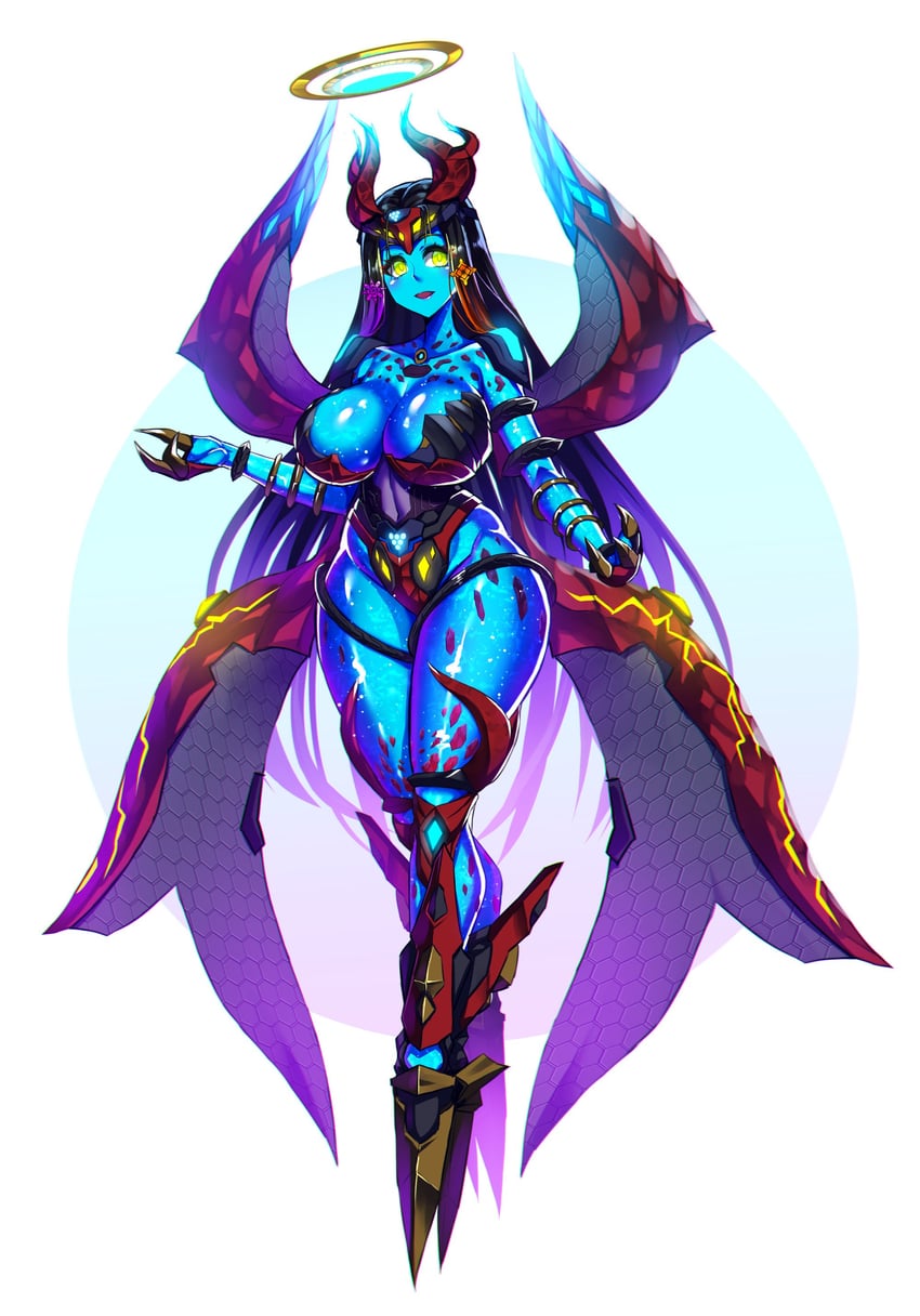 dark magilz (phantasy star and 2 more) drawn by samael_(5211)