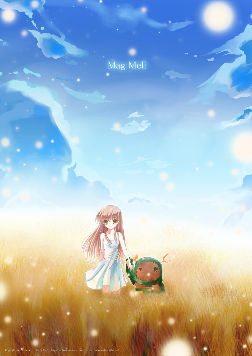girl from the illusionary world and garbage doll (clannad) drawn by xephonia