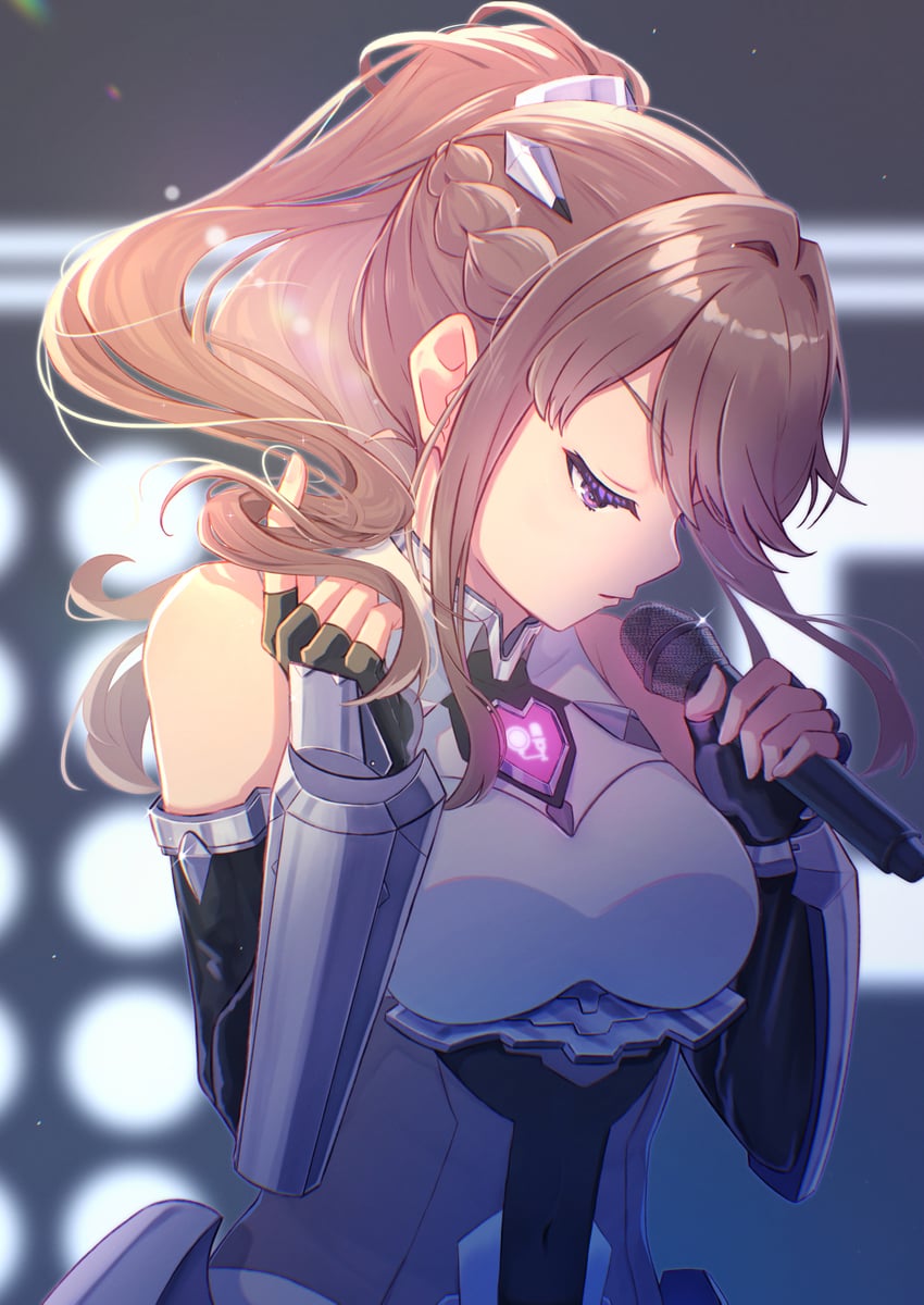 fujishima megumi (love live! and 1 more) drawn by macken666