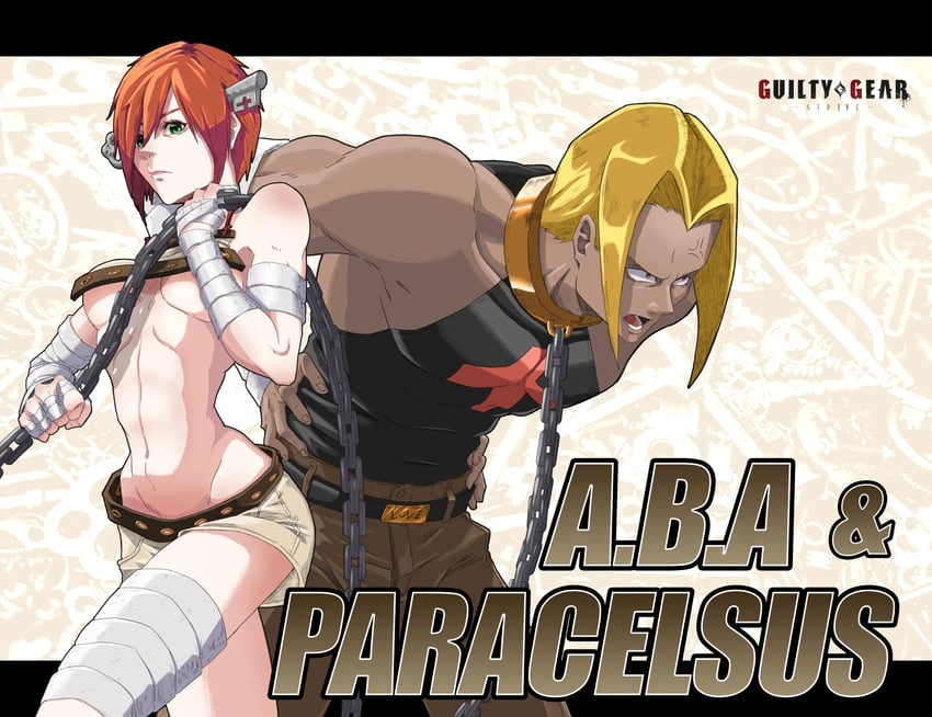 a.b.a and paracelsus (guilty gear and 1 more) drawn by idigoht