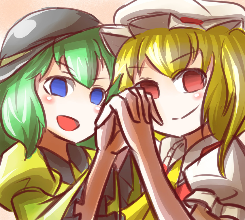 flandre scarlet and komeiji koishi (touhou) drawn by peroponesosu.