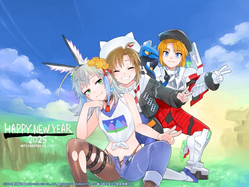 leibniz, roddy frudnick, elfie frudnick, and jao (blaster master zero and 1 more)