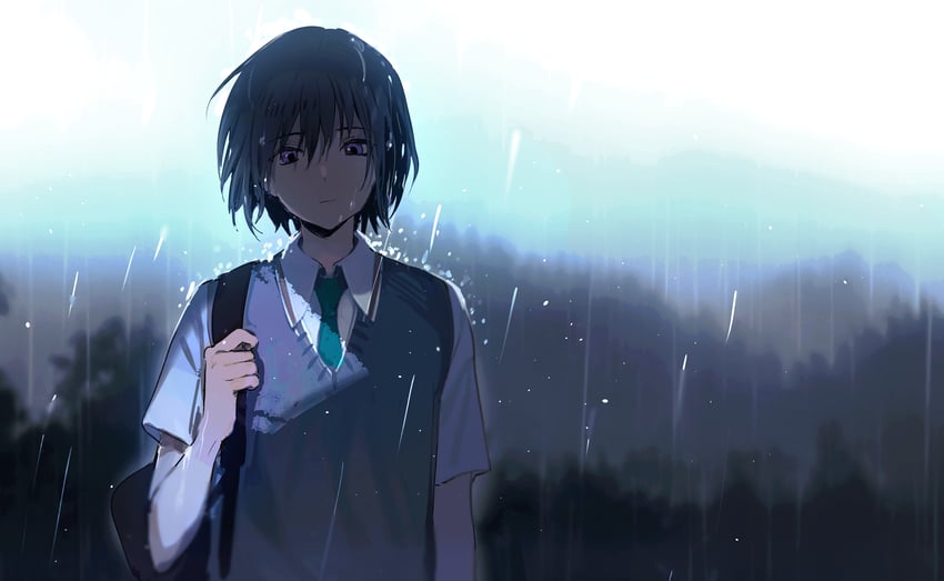 oshii yuu (watashi no real wa juujitsu shisugiteiru) drawn by kitakawayui
