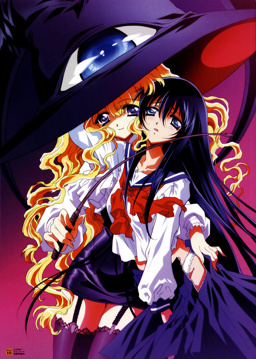 lilith and azuma hazuki (yami to boushi to hon no tabibito) drawn by nishida_asako