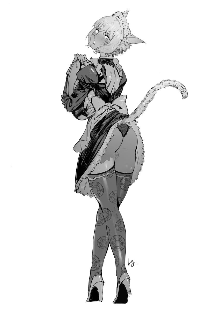 y'shtola rhul (final fantasy and 1 more) drawn by club3