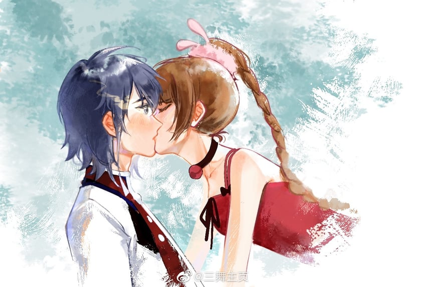 xiao wu and tang san (douluo dalu) drawn by san_wu_zhuye