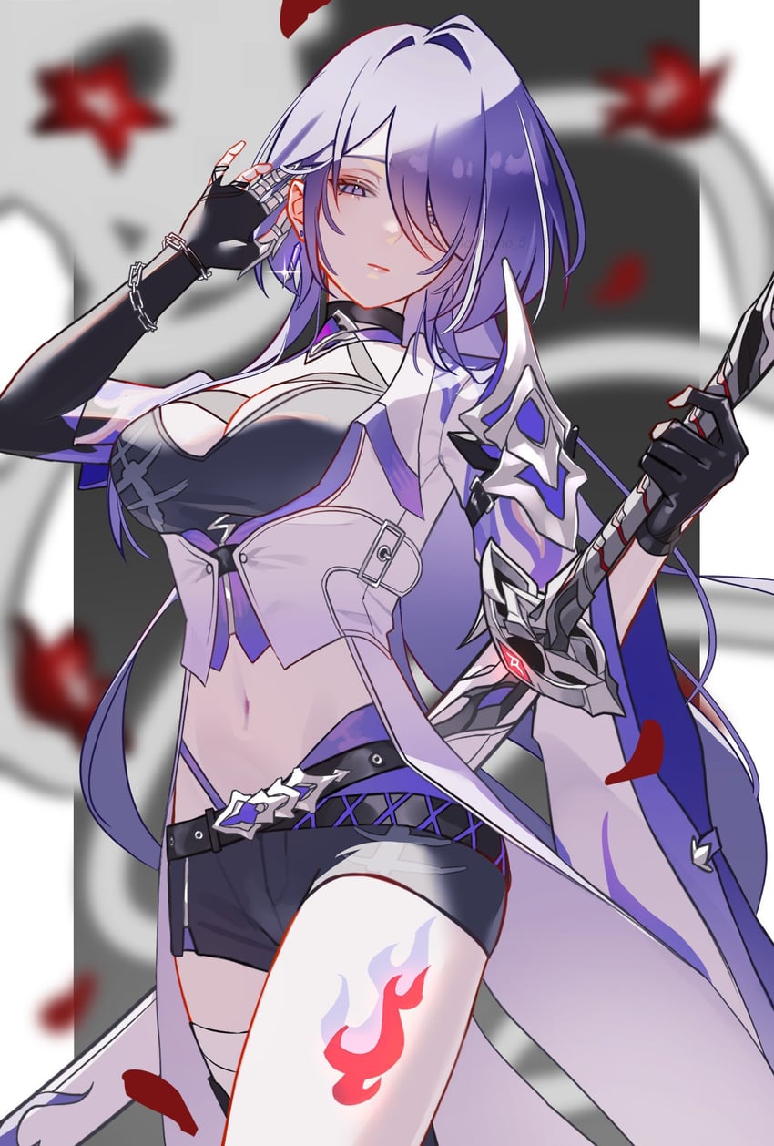 acheron (honkai and 1 more) drawn by mano_(mano_mano_5)