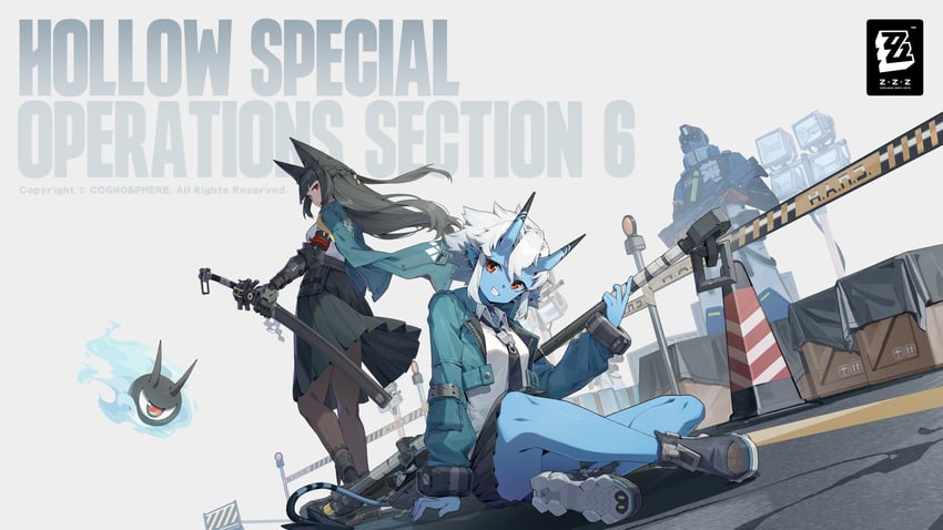hoshimi miyabi, soukaku, and tailless (zenless zone zero)