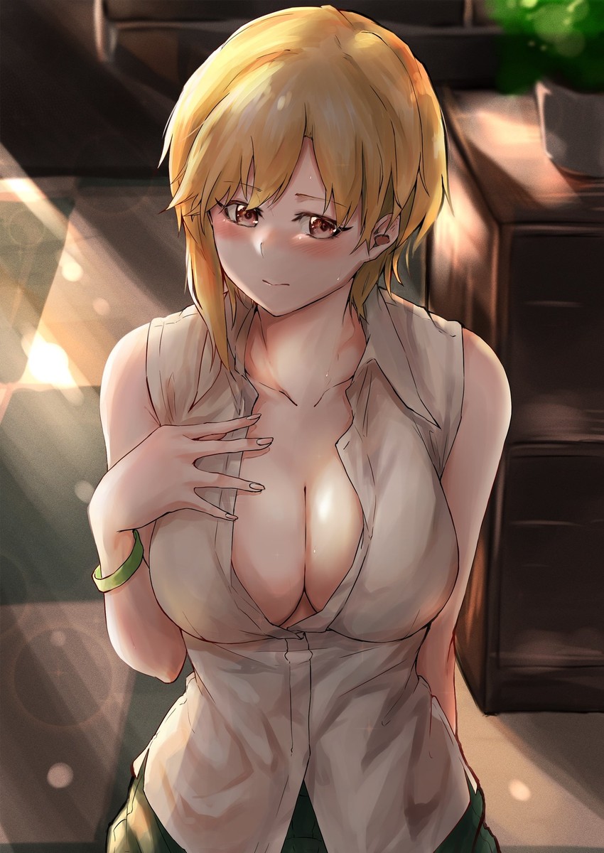 aiba yumi (idolmaster and 1 more) drawn by luna_(gkluna_mas)