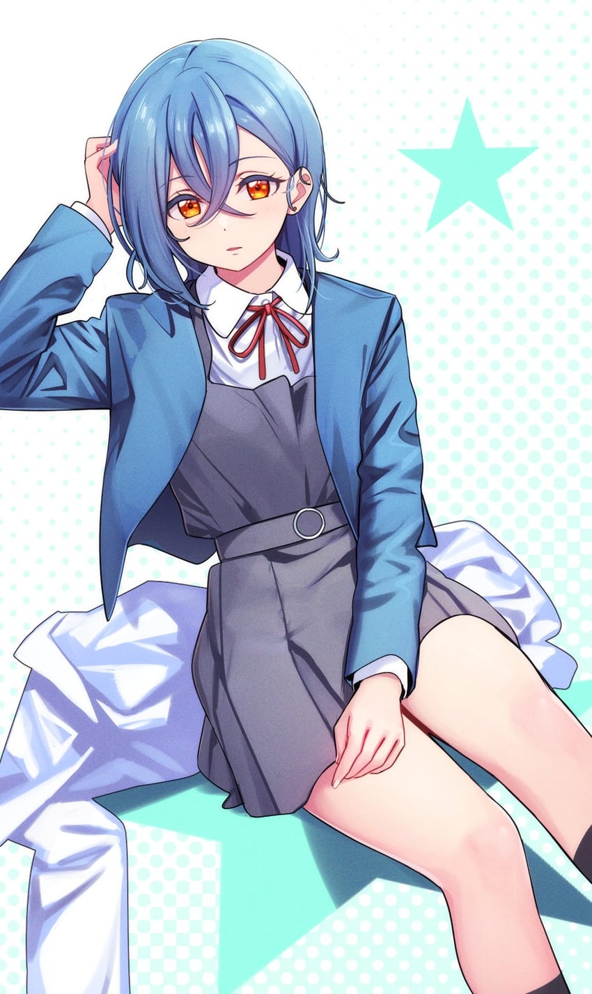 wakana shiki (love live! and 1 more) drawn by deadnooodles