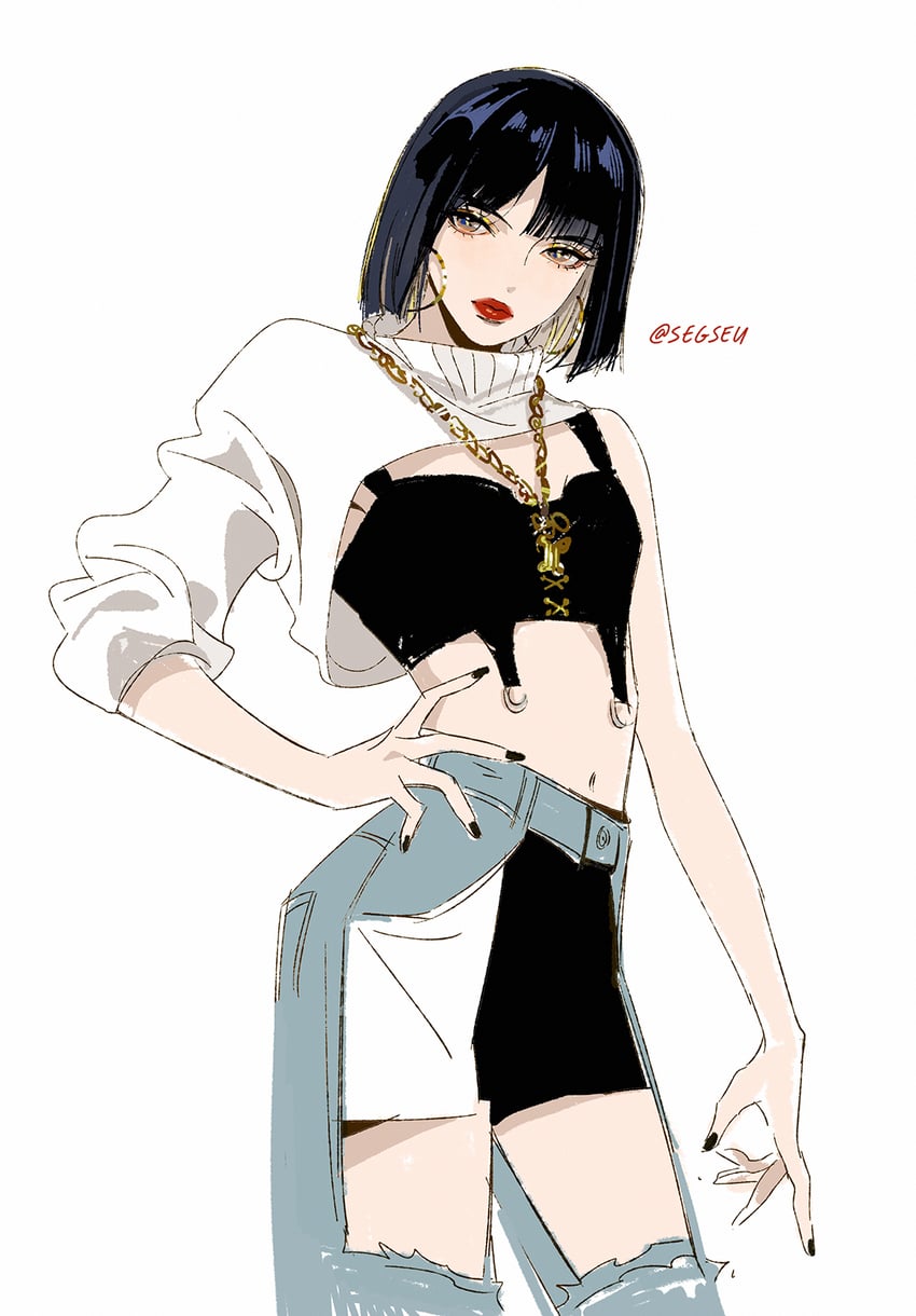 lisa (real life and 1 more) drawn by ngop
