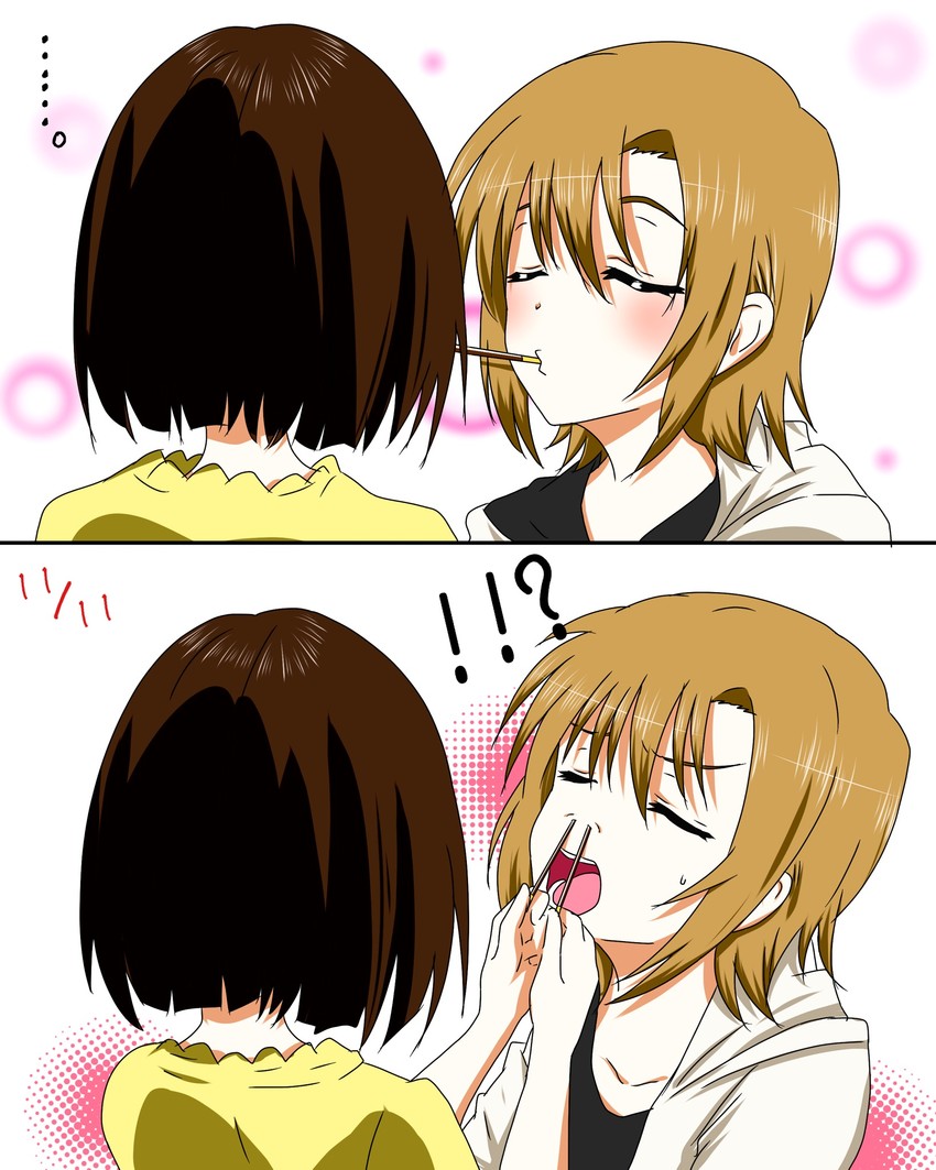 maekawa miku and tada riina (idolmaster and 1 more) drawn by shiki_(0802makimari)