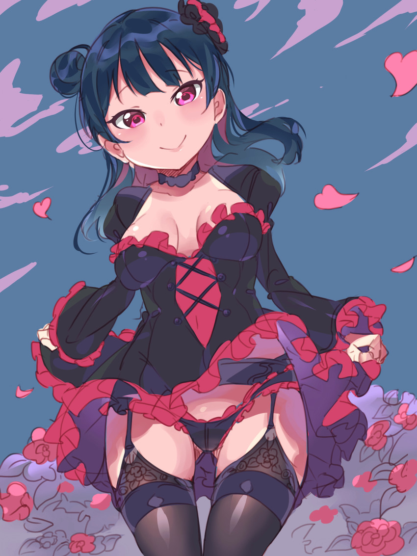 tsushima yoshiko (love live! and 1 more) drawn by tem10
