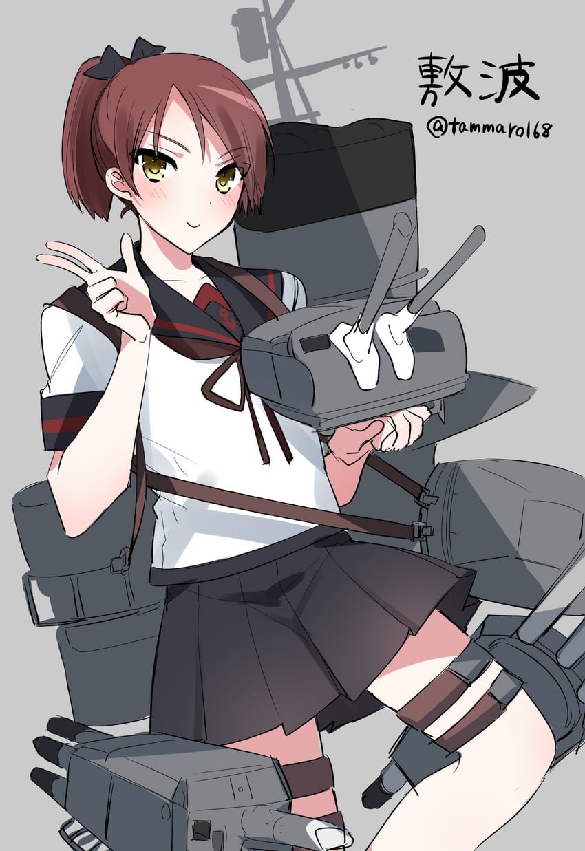 shikinami and shikinami kai ni (kantai collection) drawn by ichimonme_(ichi)