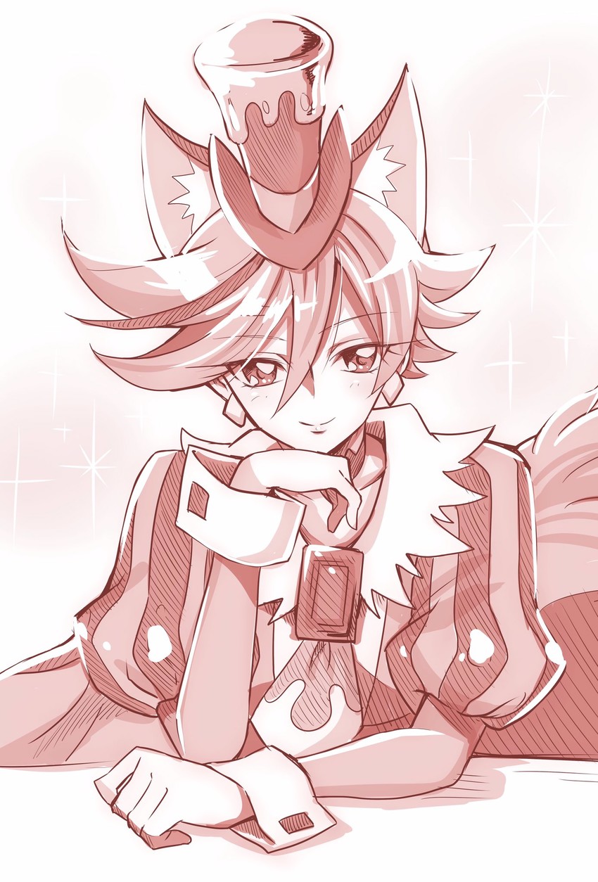 kenjou akira and cure chocolat (precure and 1 more) drawn by sharumon