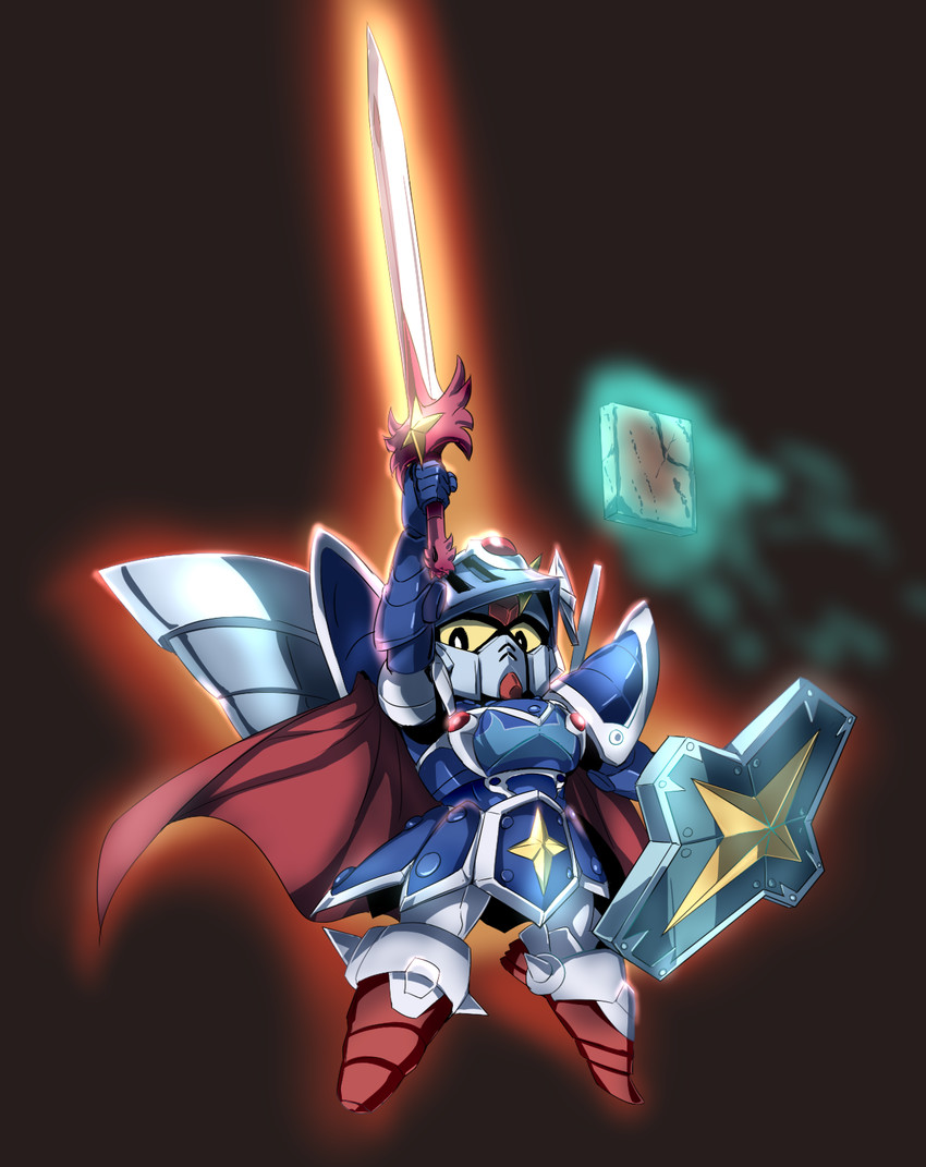 knight gundam (gundam and 2 more) drawn by tenrai