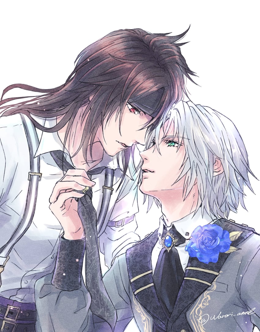 sephiroth and vincent valentine (final fantasy and 2 more) drawn by warori_anne