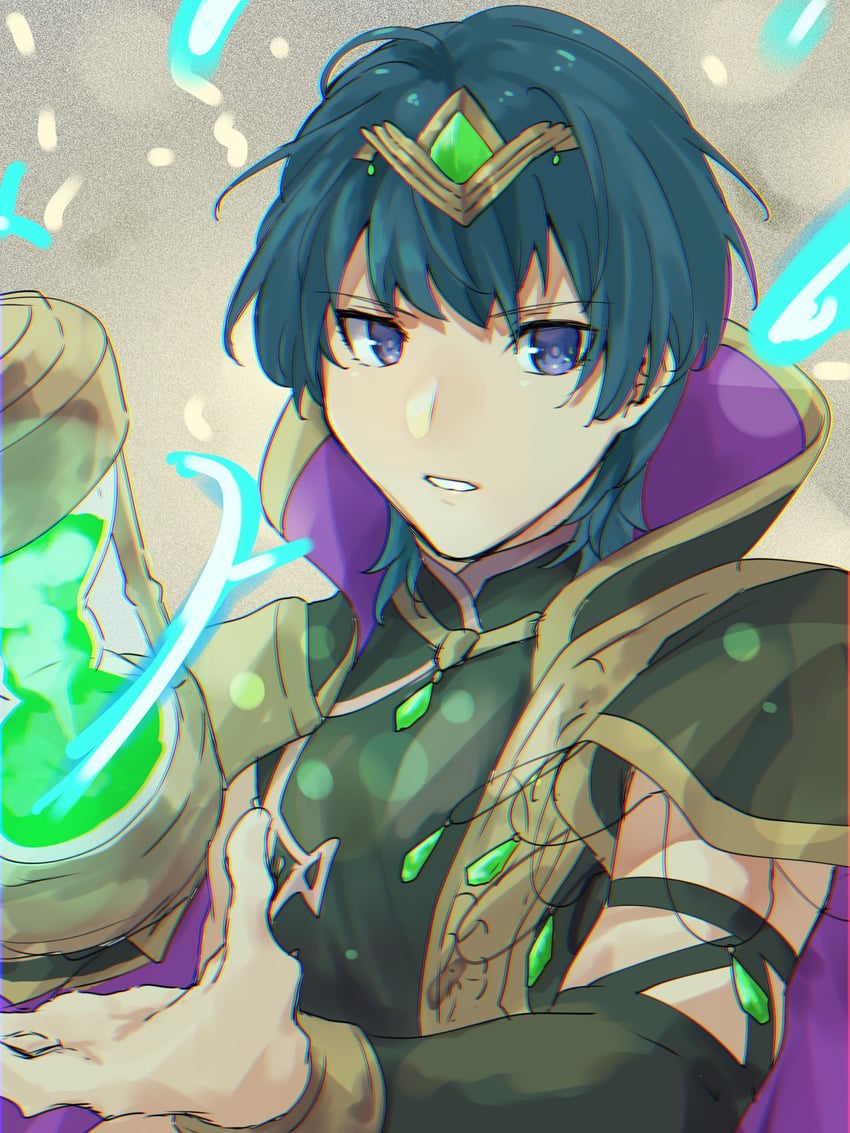 male byleth (fire emblem and 2 more) drawn by sakura_no_yoru