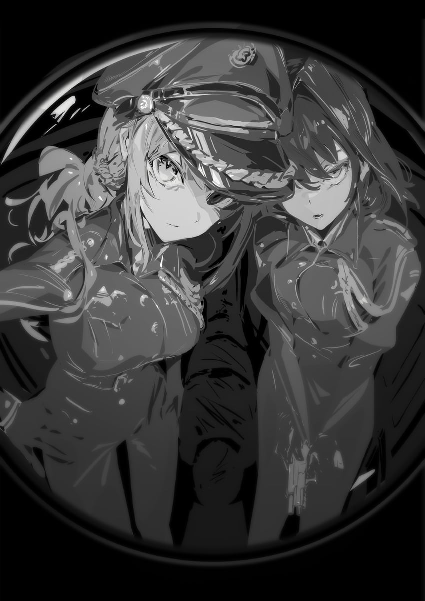 mori calliope and ouro kronii (hololive and 1 more) drawn by old_metal_666