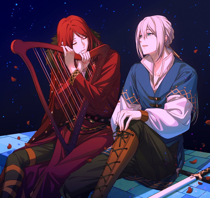 bedivere and tristan (fate and 1 more) drawn by hopeer_(_hopeer_)