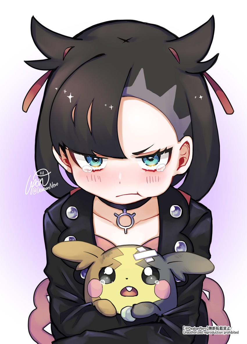 marnie and morpeko (pokemon and 1 more) drawn by yamigirikuroko