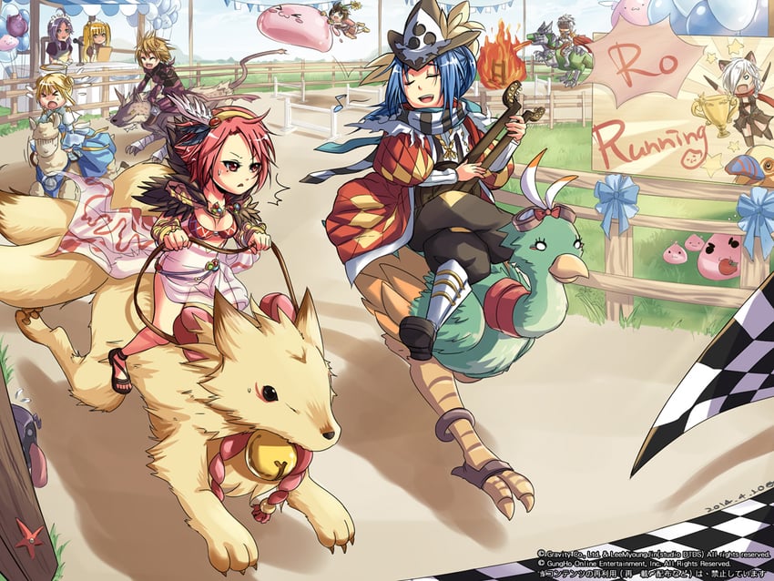 arch bishop, poring, assassin cross, sorcerer, rune knight, and 9 more (ragnarok online) drawn by wei_yudu_rou