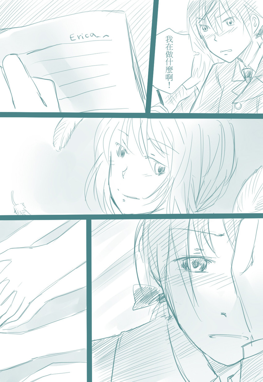 erica hartmann and gertrud barkhorn (world witches series and 1 more) drawn by bai_lao_shu