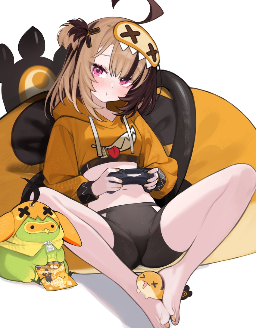 gigi murin, grem, and popo (hololive and 1 more) drawn by hoshi_usagi