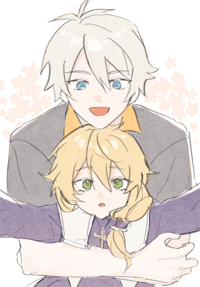 kevin kaslana and otto apocalypse (honkai and 1 more) drawn by mizilone