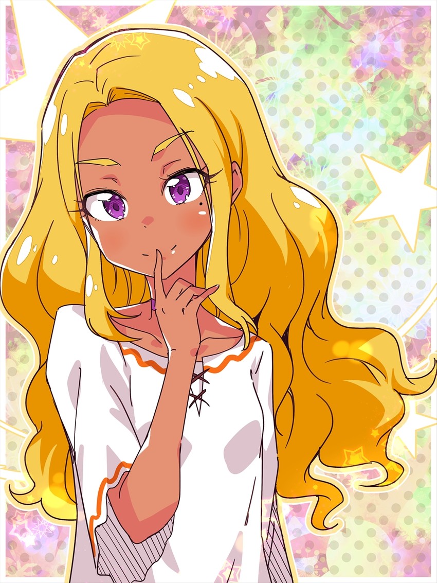 amamiya elena (precure and 1 more) drawn by shirotae_(robamimi)