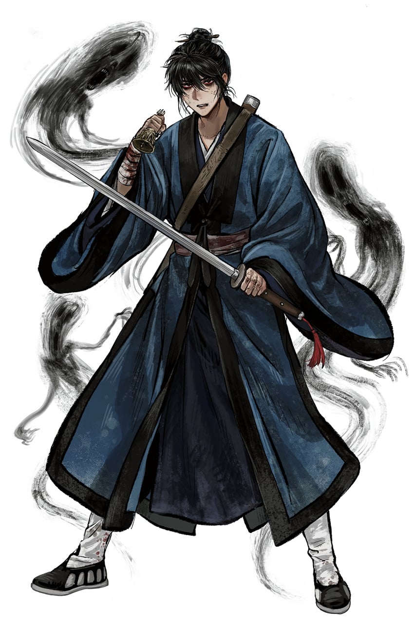 li huowang and you laoye (dao gui yi xian) drawn by gasoline_(gasoline86327)